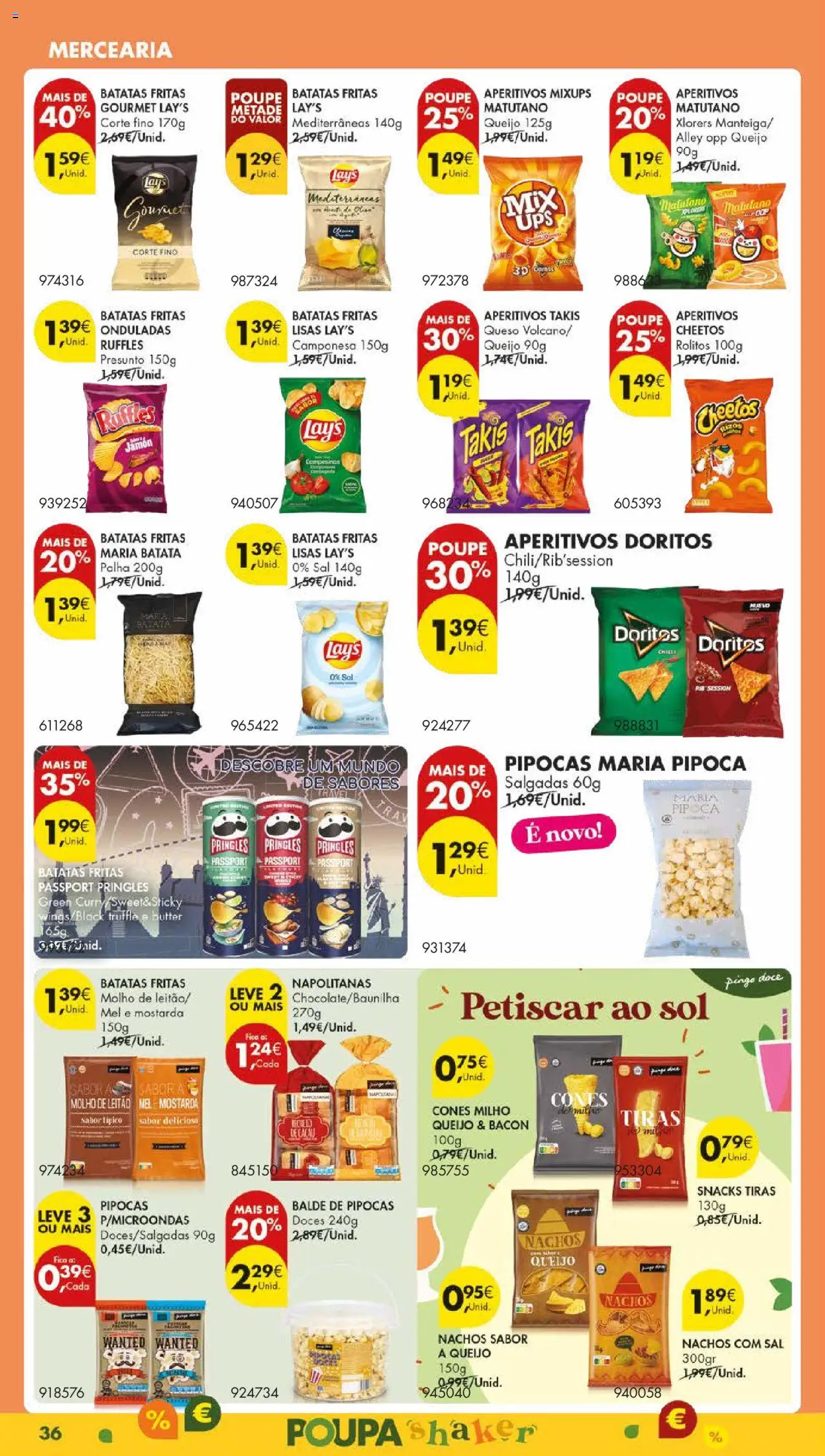 Pingo Doce folheto │ válido de 05.08.2025 | Página: 40 | Produtos: Batata, Bacon, Balde, Batatas fritas