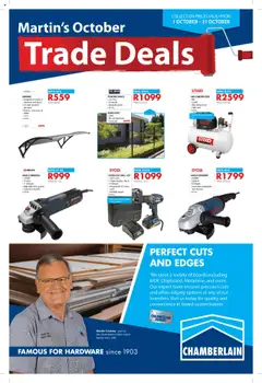 Chamberlain specials catalogue – valid from 01.10.2025