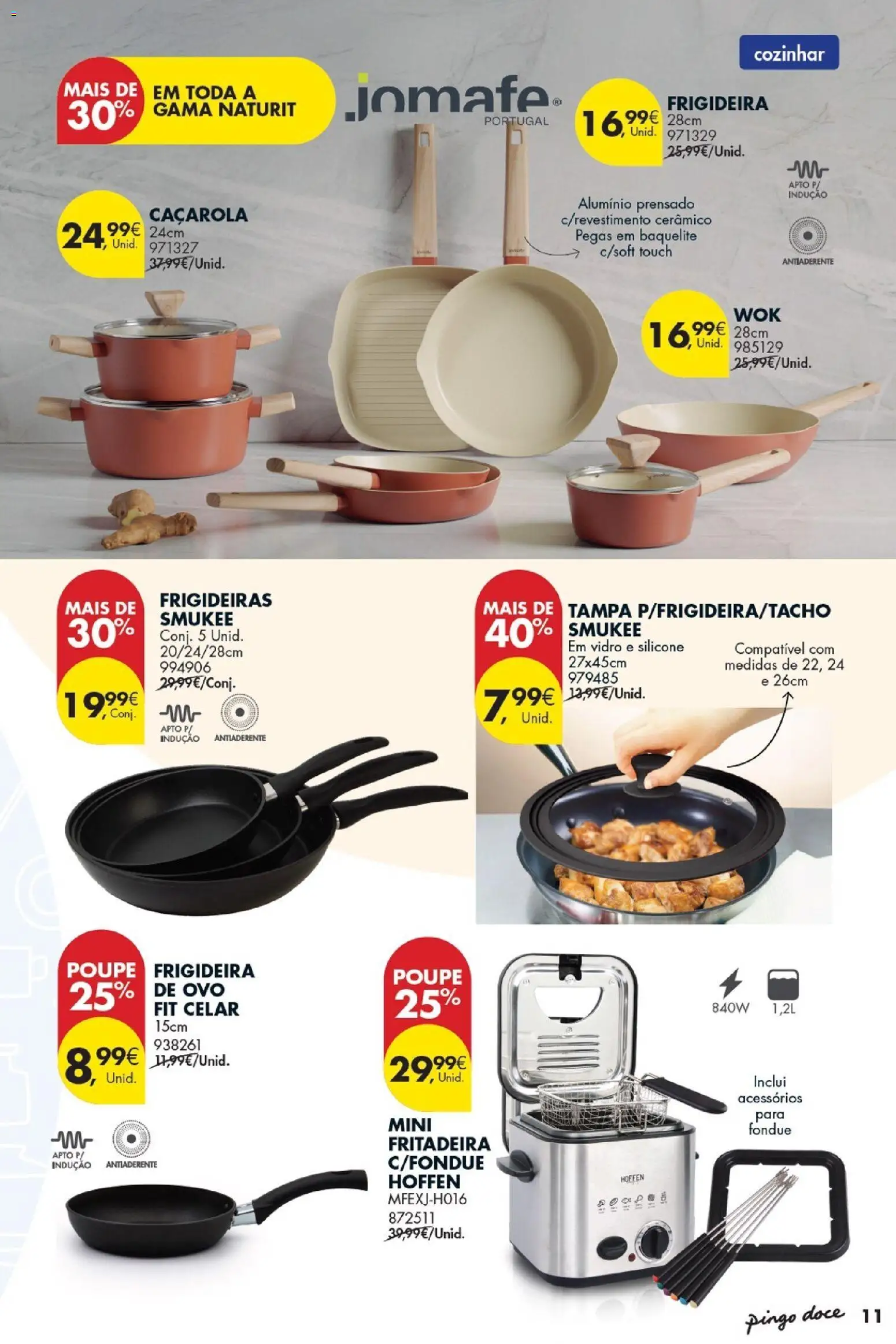 Pingo Doce - Bazar Casa Equipada │ válido de 03.02.2026 | Página: 11 | Produtos: Frigideira