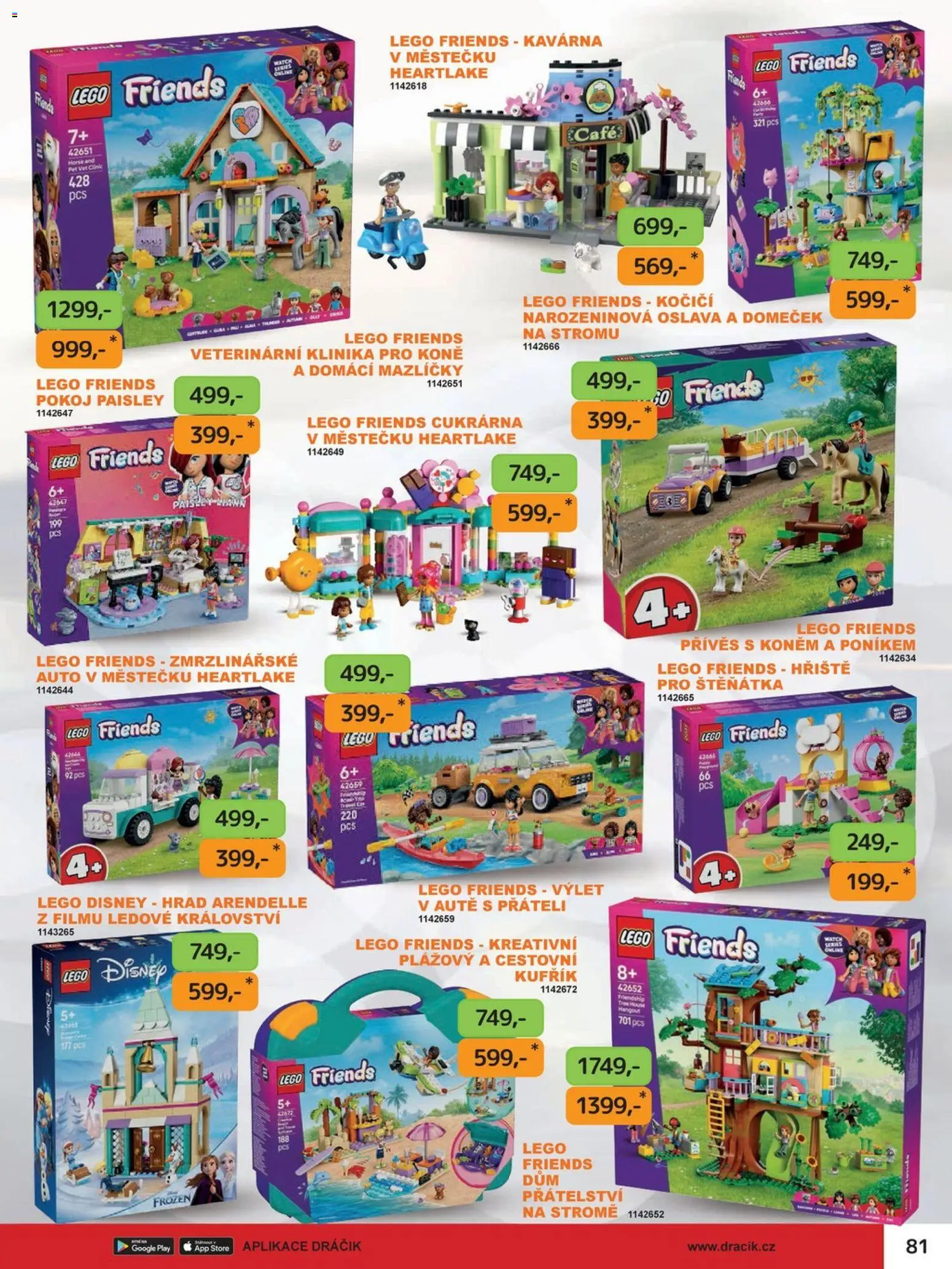 Dráčik leták od 03.10.2025 | Strana: 91 | Produkty: Kufřík, LEGO, Lego Friends