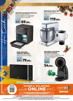 Anteprima del volantino Ipercoop Natale Piemonte catalogo valido a partire dal 20.11.2025 | Pagina: 10 | Prodotti: Friggitrice ad aria, Frullatore, Acqua, Friggitrice