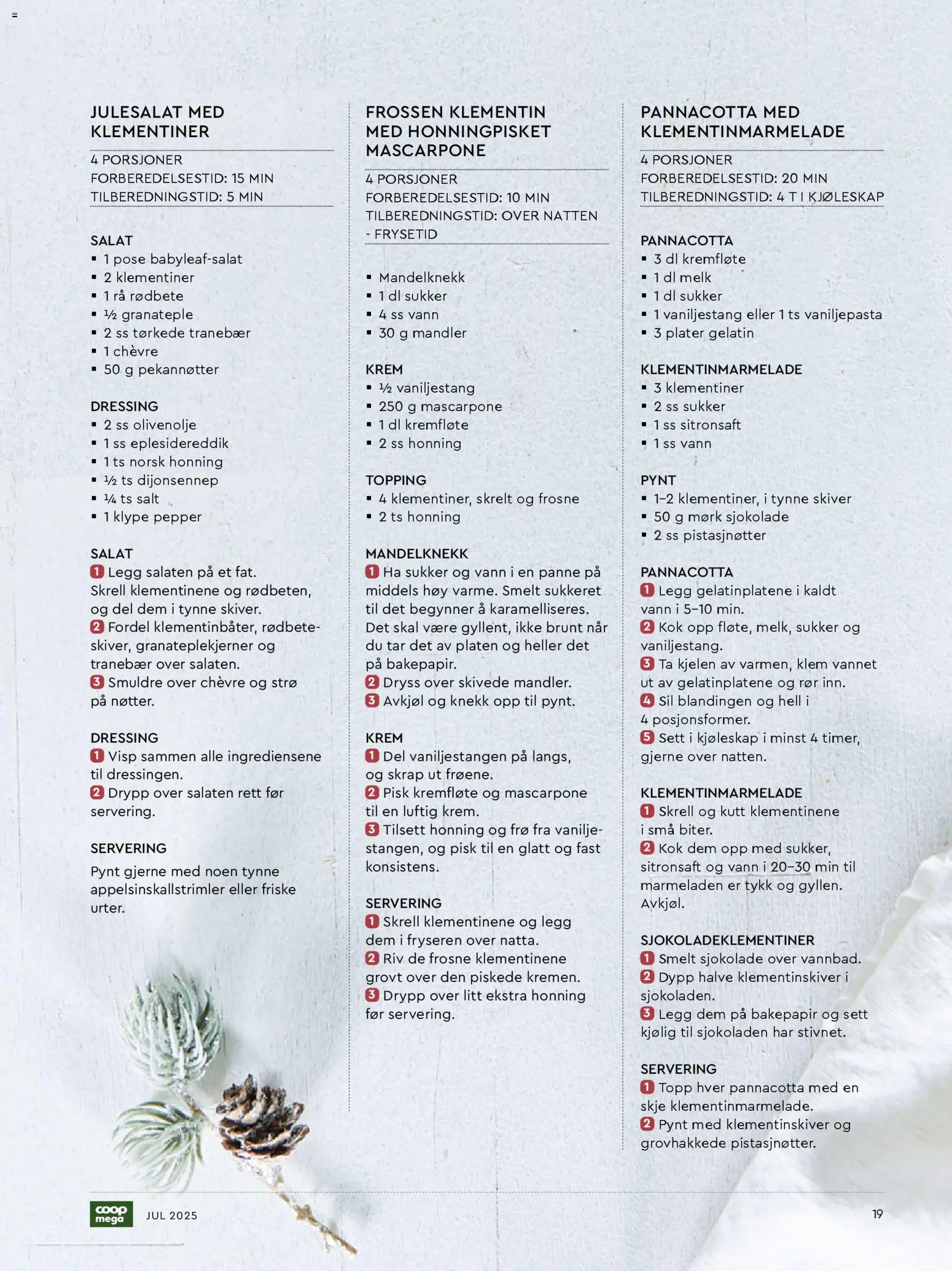 {H1} | Side: 19 | Produkter: Табуреты, Sjokolade, Dressing, Суміш дитяча