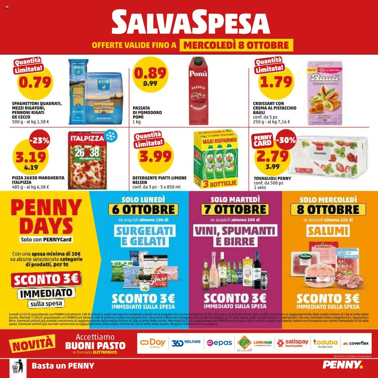 Volantino PENNY del 25.09.2025 | Pagina: 20 | Prodotti: Crema, Pizza, Tè, Croissant