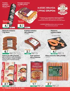 Katalog KTC - Pregled kataloga iz trgovine KTC, vrijedi od 05.11.2025 | Stranica: 10 | Proizvodi: Grah, Podravka, Kranjska kobasica, Mesne okruglice