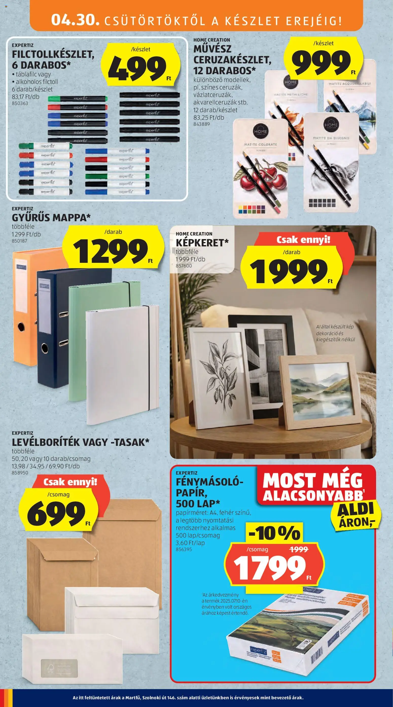 Aldi akciós ujság - amely érvényes a következő dátumtól: 30.04.2026 | Oldal: 12