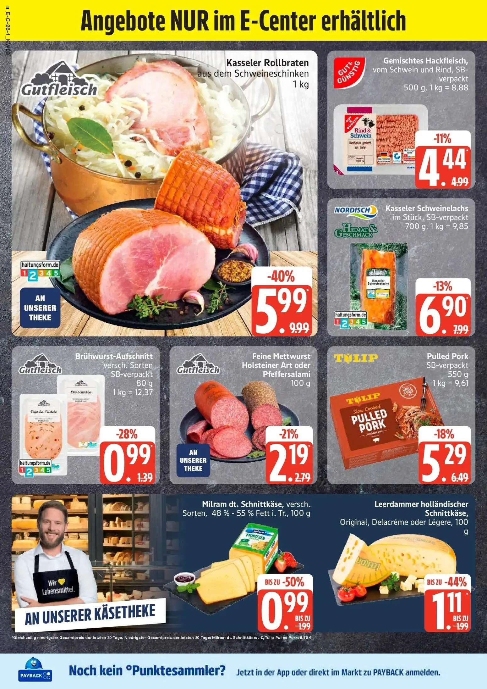 Edeka prospekt Hamburg	 – gültig ab 11.01.2026 | Seite: 31 | Produkte: Theke, Milram, Salami, Hackfleisch
