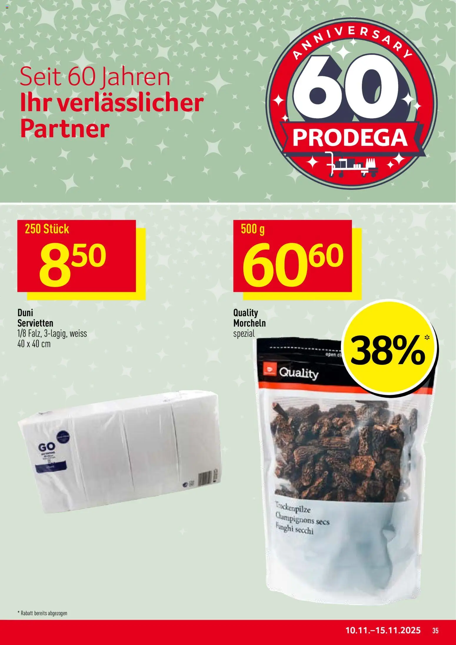 Prodega Aktionen – gültig ab 10.11.2025 | Seite: 35 | Produkte: Champignons