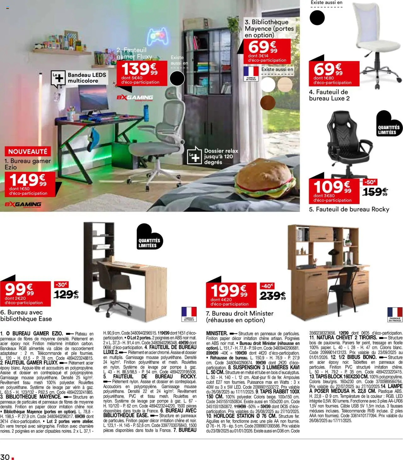 {H1} | Page: 30 | Produits: Câble, USB, Mousse, Piles
