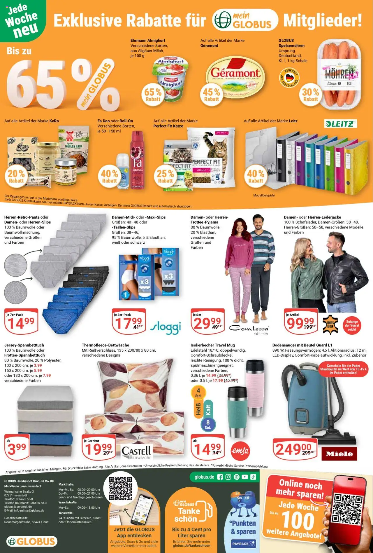 Globus Prospekt 	 – gültig ab 29.09.2025 | Seite: 27 | Produkte: Ehrmann almighurt, Bettwäsche, Telefon, Uhr