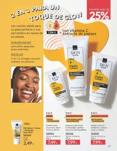 Vista previa 2 en 1: LIMPIADOR EN GEL + EXFOLIANTE - ILUMINADOR, trabaja como un exfoliante, refresca como un tónico válido desde el 01.01.2026 | Página: 27