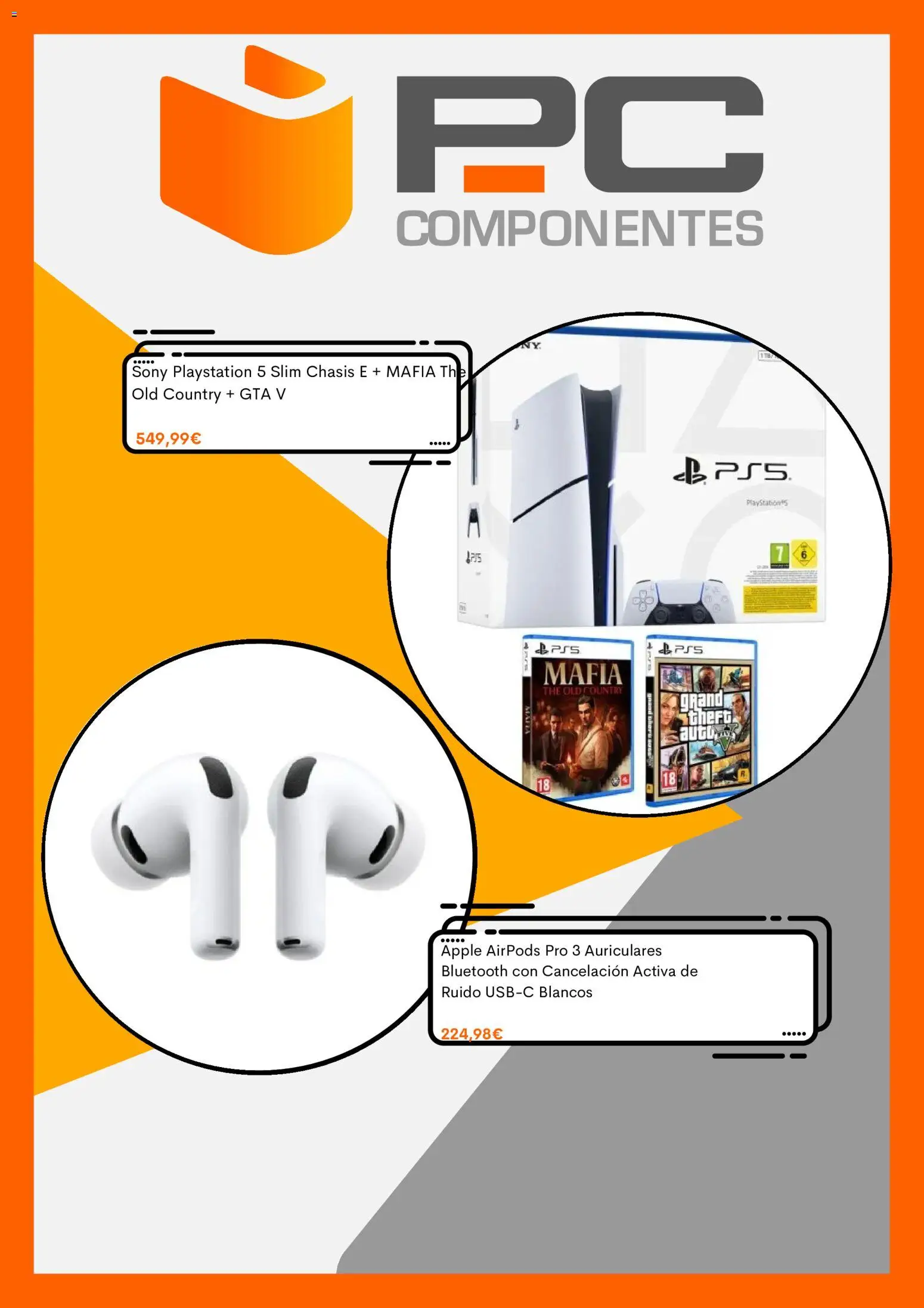 PC Componentes folleto │ válido desde el 07.03.2026 | Página: 4 | Productos: Airpods, Apple, Auriculares, Playstation