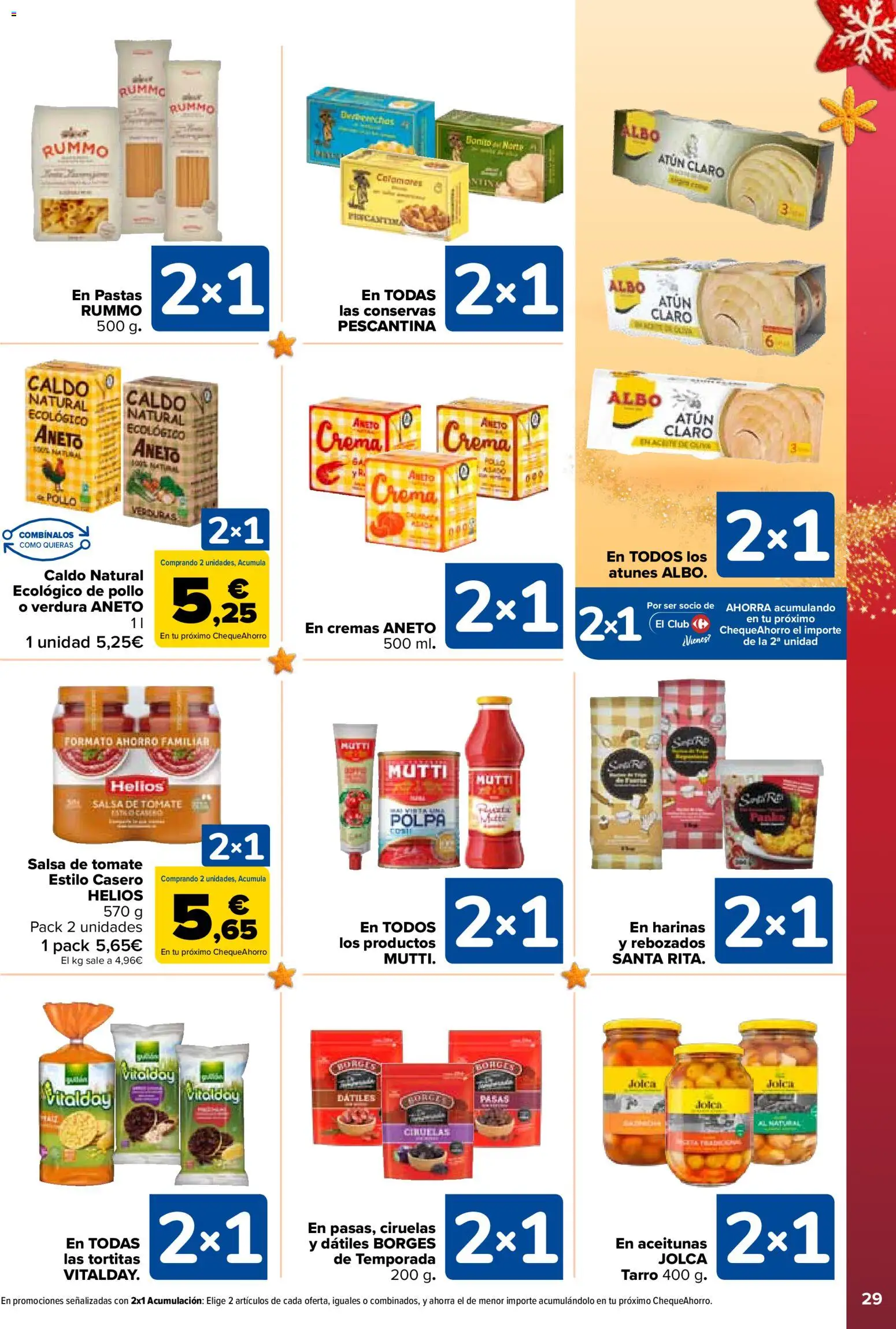 Carrefour folleto │ válido desde el 25.11.2025 | Página: 31 | Productos: Lima, Calamares, Salsa de tomate, Crema