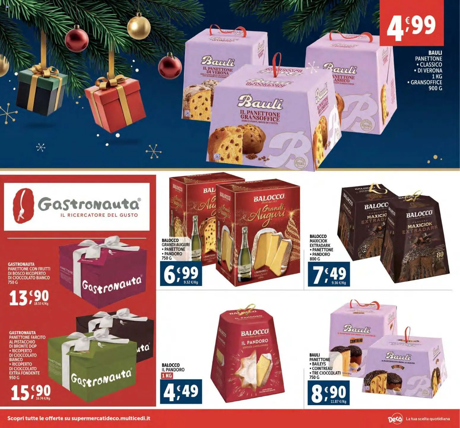 Volantino Decò del 02.12.2025 | Pagina: 2 | Prodotti: Crema, Cioccolato, Pandoro, Panettone