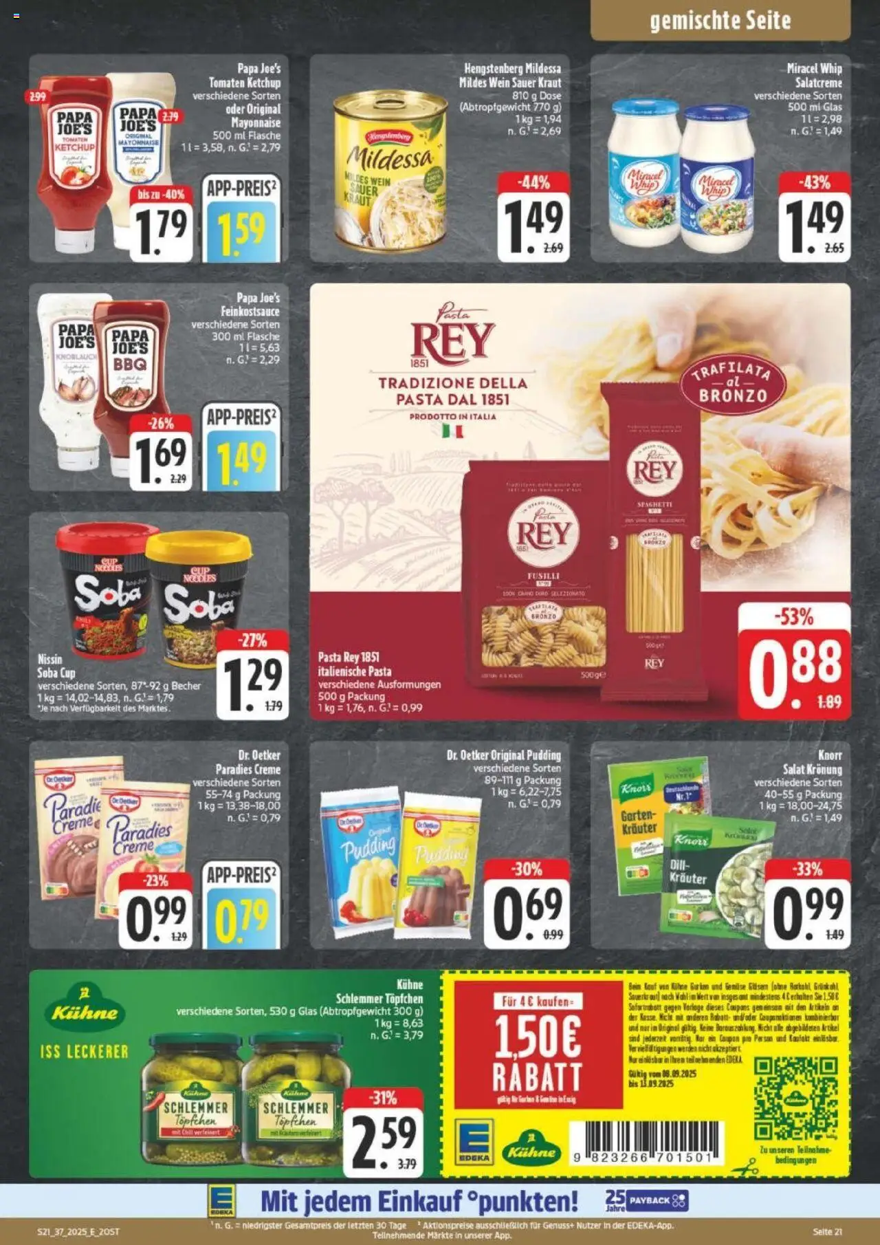  | Pagina: 21 | Producten: Tomaten, Pasta, Pudding, Crème