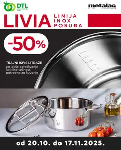 Metalac Proleter Metalac Livia -50% popusta  - pregled Metalac Proleter kataloga - važi od 20.10.2025 | Strana: 4