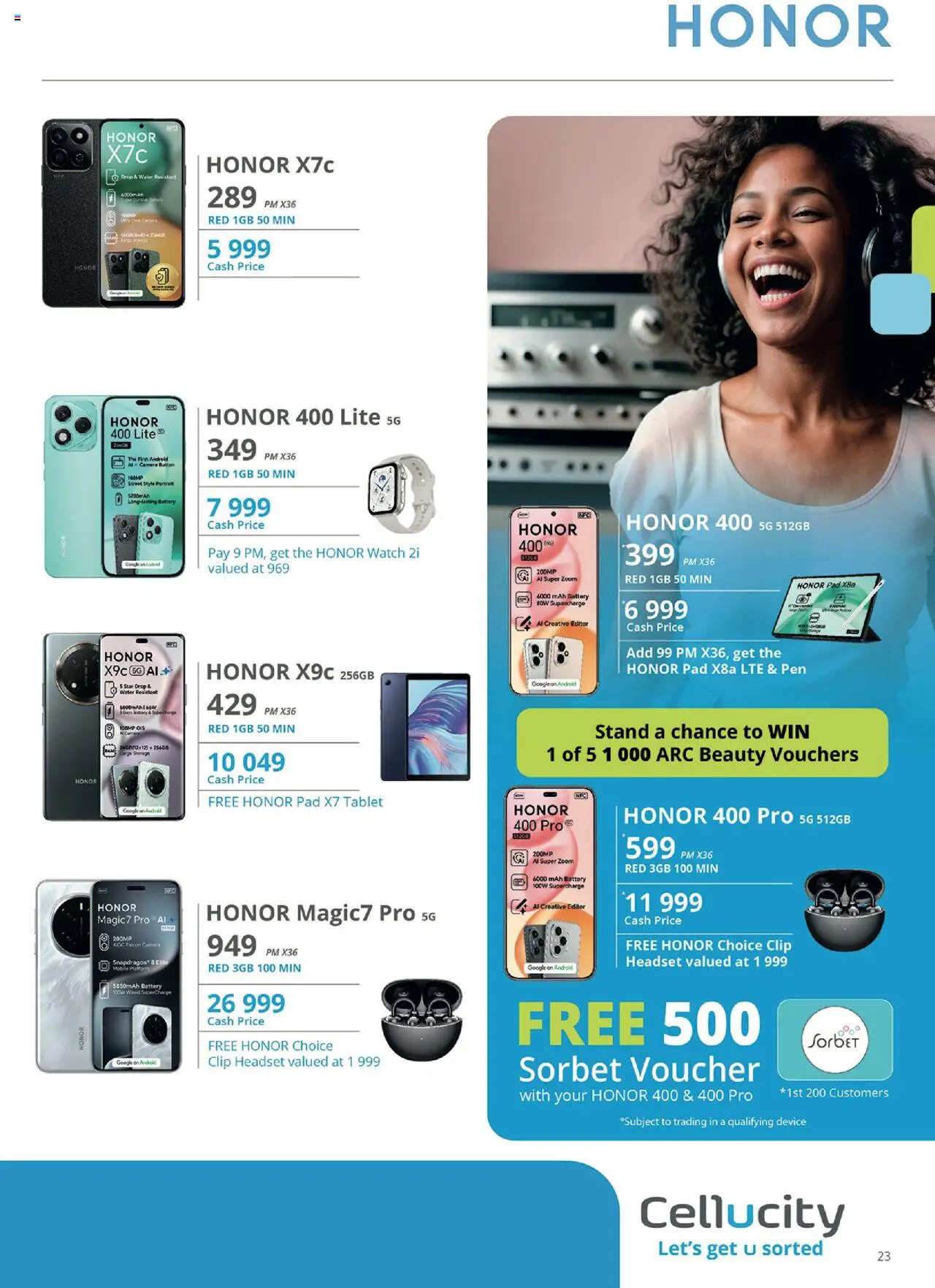 Cellucity Specials │ valid from 08.08.2025 | Page: 24 | Products: Headset, Watch, Battery, Water