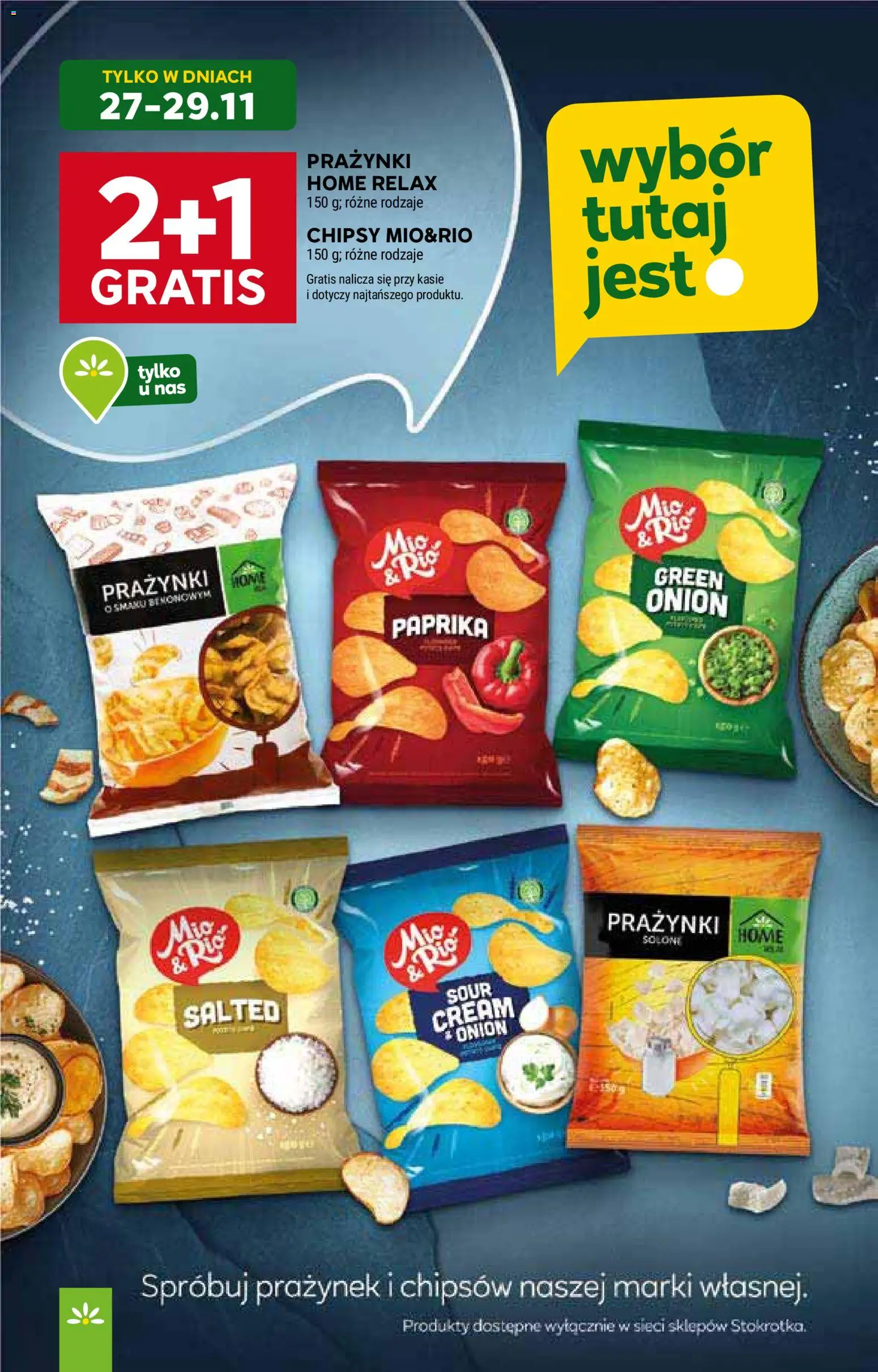Stokrotka Gazetka - Market od 27.11.2025 | Strona: 23 | Produkty: Chipsy