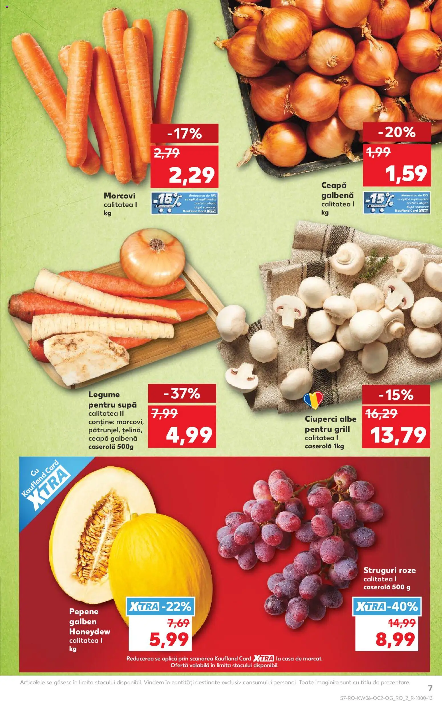 Noul catalog Kaufland – valabil de la 04.02.2026 | Pagină: 7 | Produse: Pepene Galben, Grill, Ceapă galbenă, Ceapă