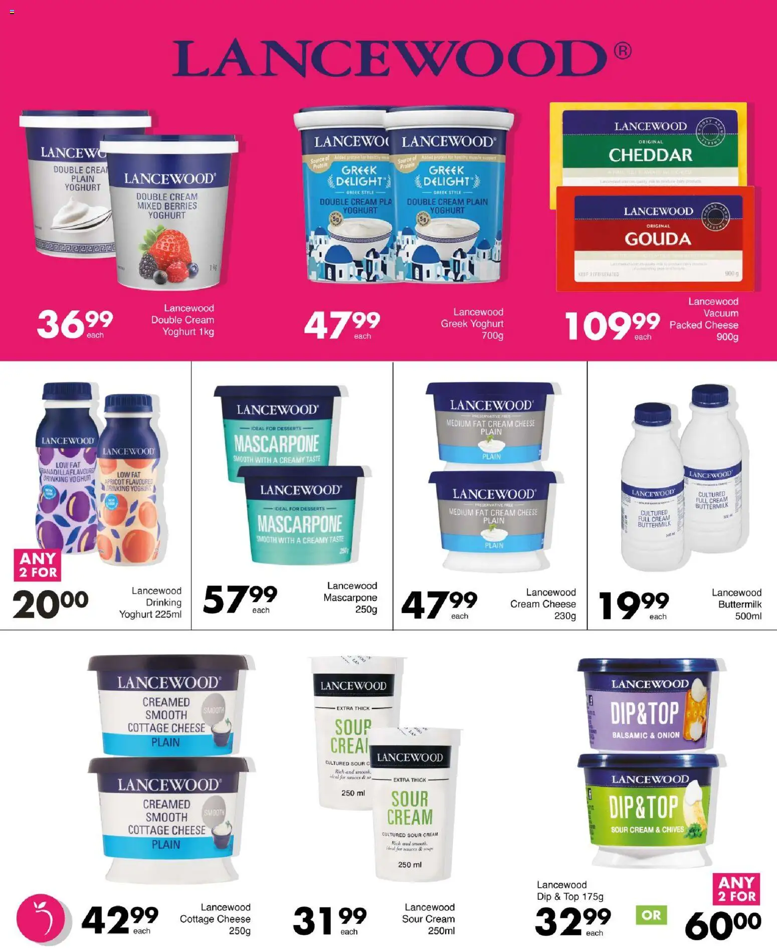 New Save catalogue – valid from 12.02.2026 | Page: 6 | Products: Yoghurt, Sauces, Sour cream, Cream