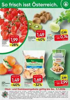 Spar Obst & Gemüse - Tirol  ab 29.12.2025 gültig