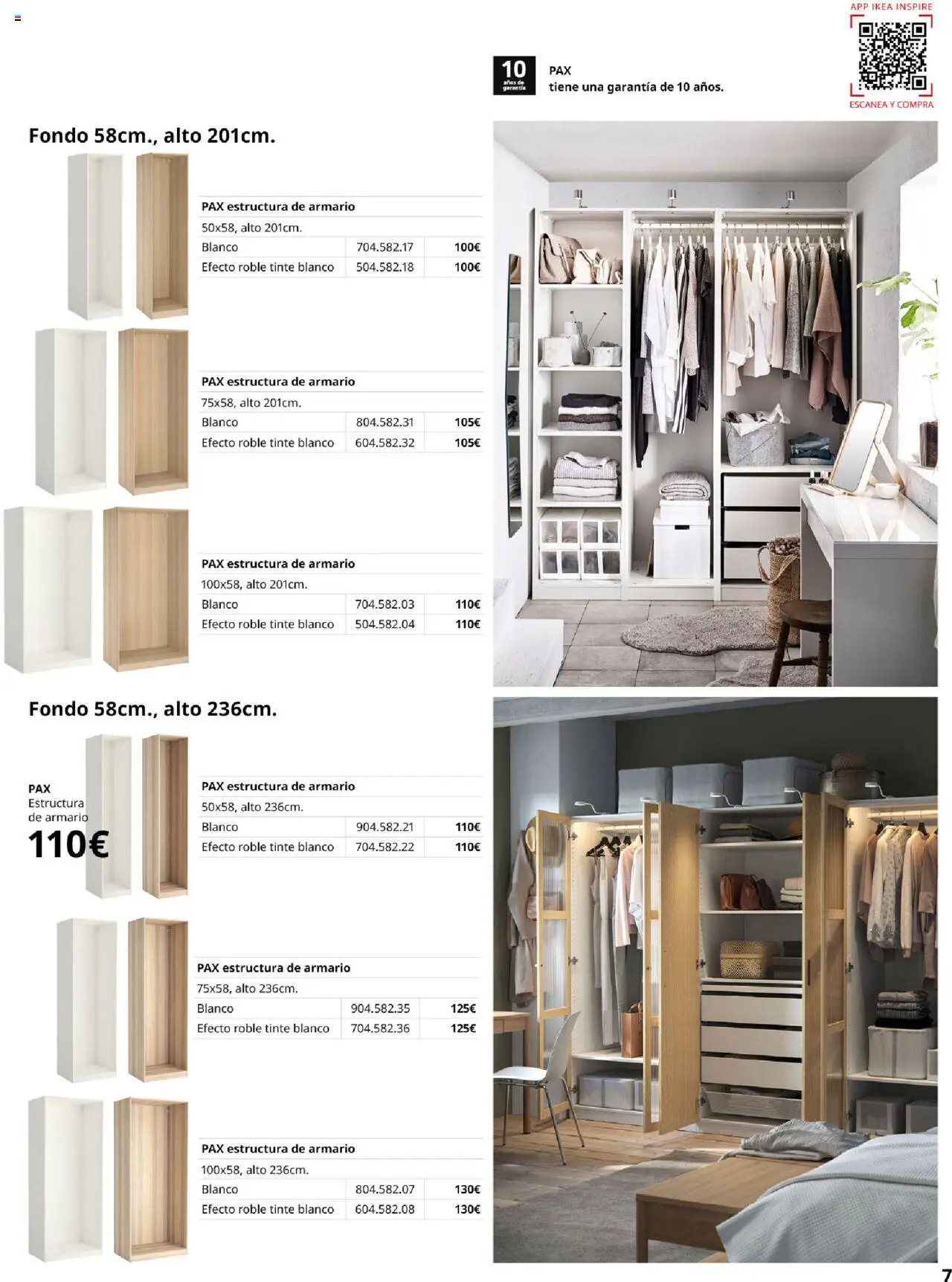 Catálogo IKEA Pax y Komplement │ válido desde el 04.02.2025 | Página: 7 | Productos: Tinte, Armario