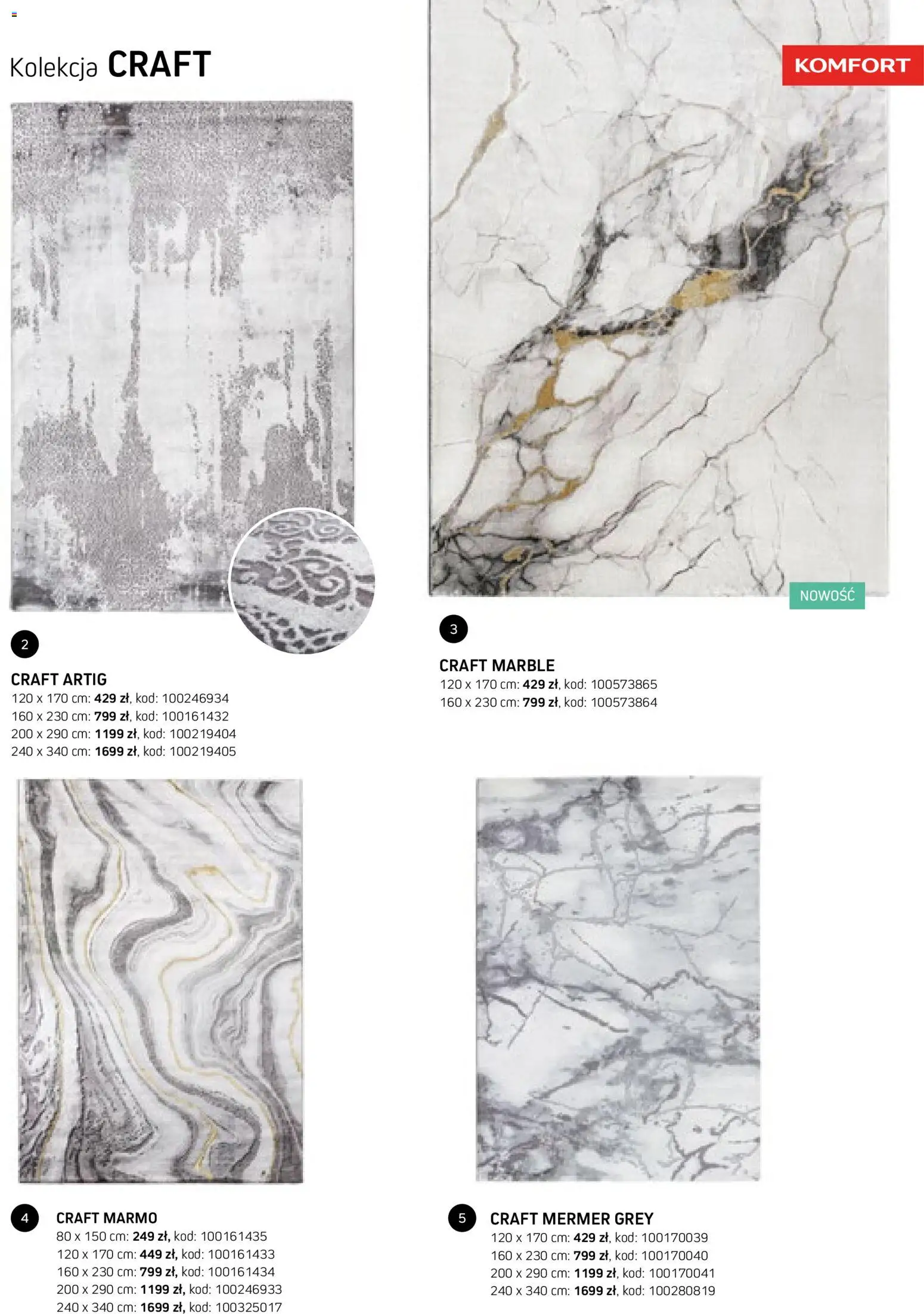 Komfort gazetka - Katalog dywanów od 17.03.2026 | Strona: 35