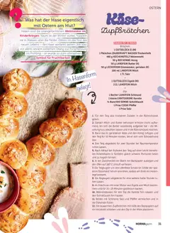 Norma NORMAgazin März/April 2026 ab 01.03.2026 gültig | Seite: 31 | Produkte: Ofen, Butter, Salz, Karotte