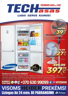 TECHasas leidinių peržiūra, galiojančių nuo 07.07.2025