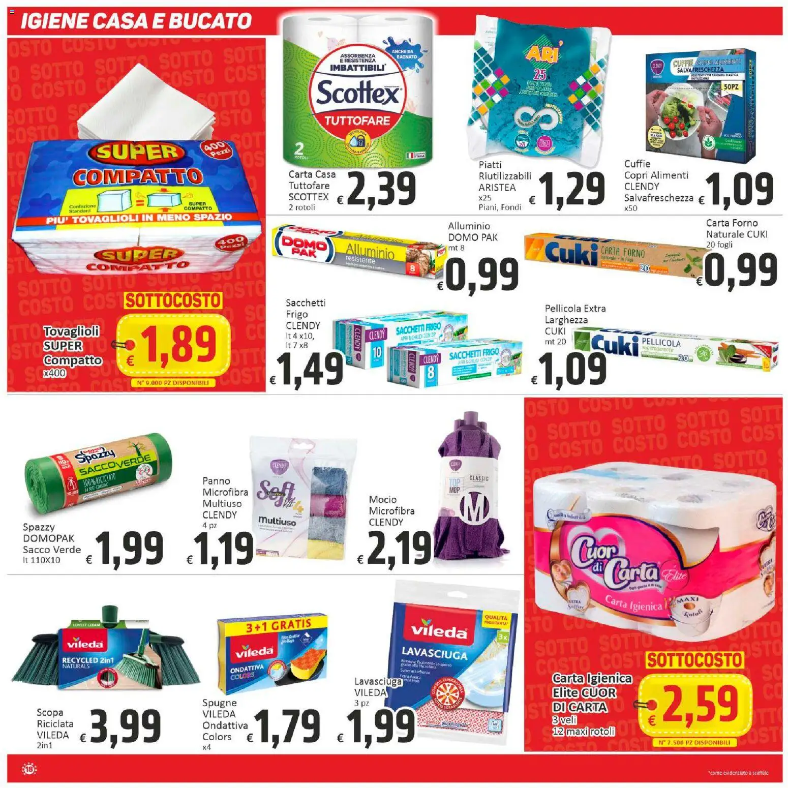 Volantino Paghi Poco del 30.01.2026 | Pagina: 18 | Prodotti: Cuffie, Scaffale, Forno, Pellicola