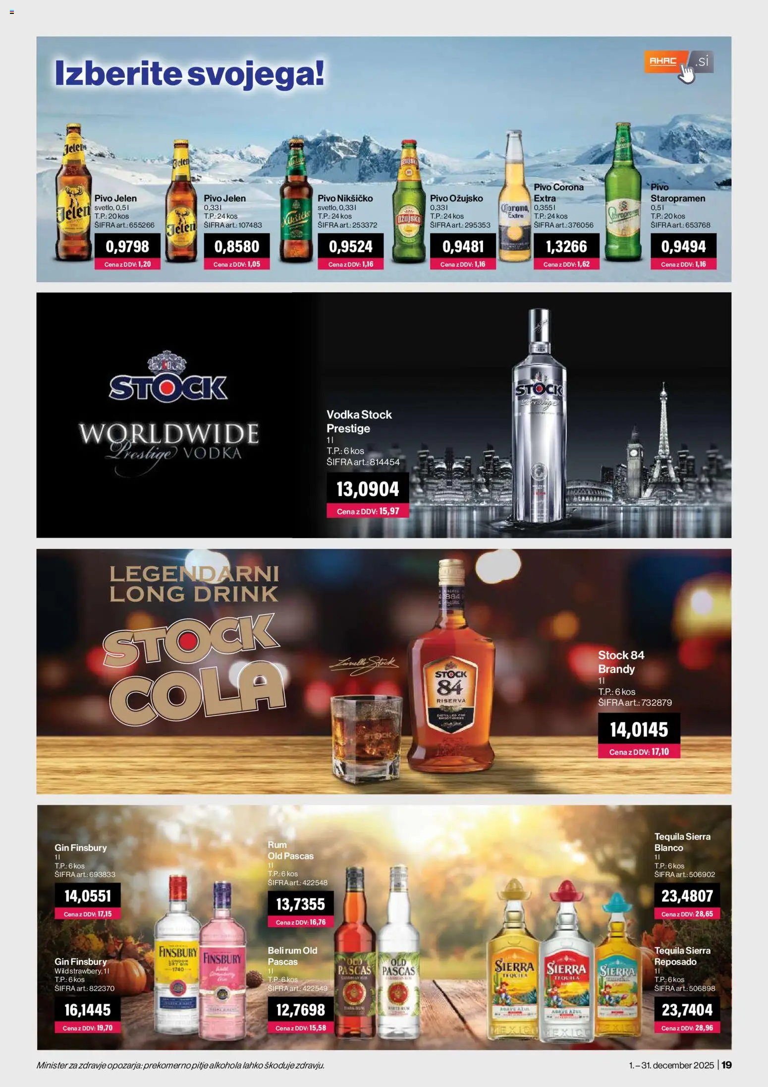 Novi Mercator katalog ponudbe – veljaven od 01.12.2025 | Stran: 19