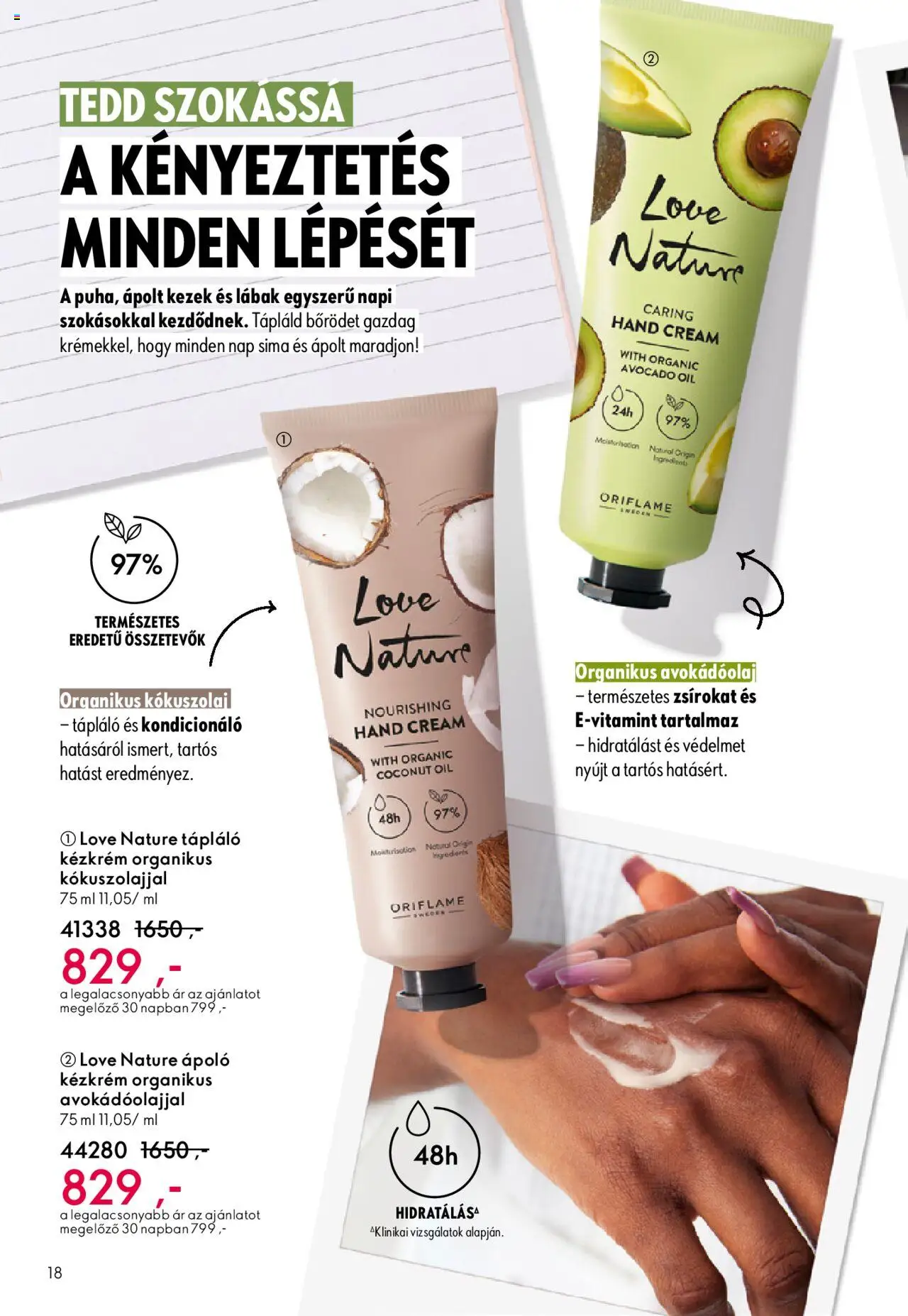 Oriflame akciós ujság - amely érvényes a következő dátumtól: 01.10.2025 | Oldal: 18 | Termékek: Kókuszolaj, Kondicionáló, Kézkrém