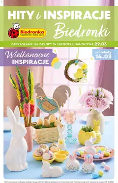 Pogląd oferty "Biedronka gazetka - Hity i inspiracje" - ważna od 14.03.2026