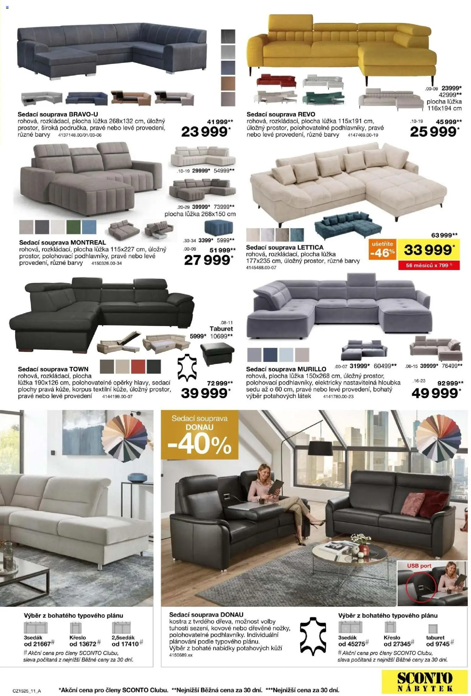 Sconto nábytek leták od 26.11.2025 | Strana: 11 | Produkty: Sedací souprava, Nábytek, Křeslo, Barvy