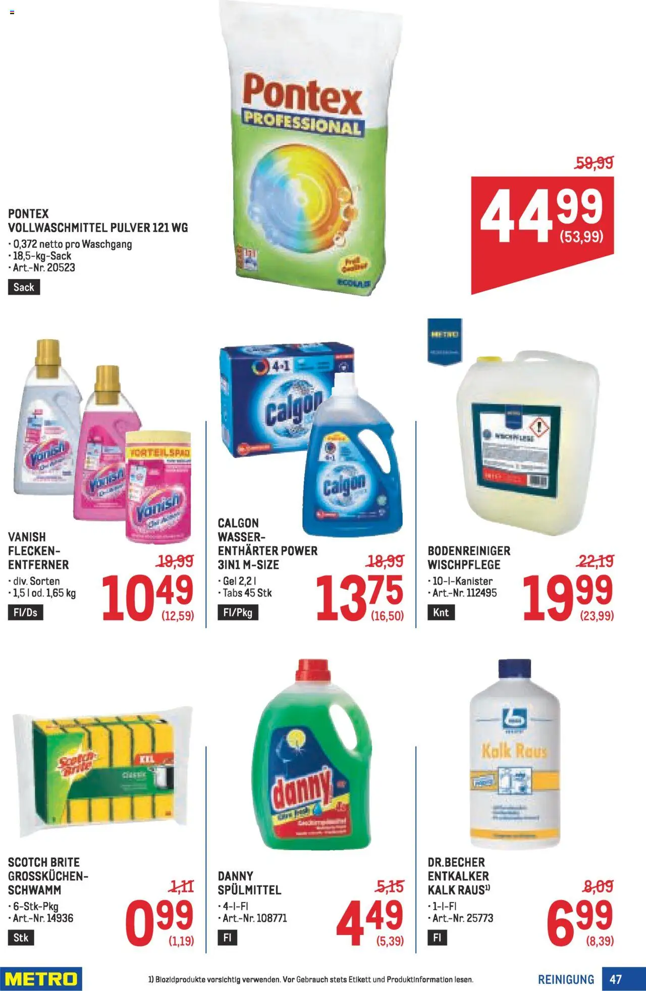 Metro Angebote Profi gültig ab 07.08.2025 | Seite: 47 | Produkte: Wasser