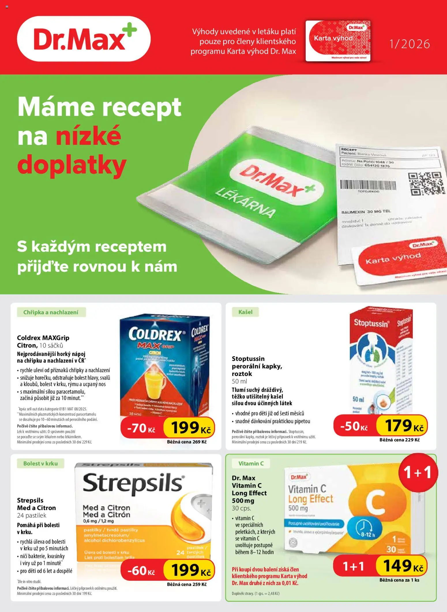 Dr. Max leták od 01.01.2026 | Strana: 1