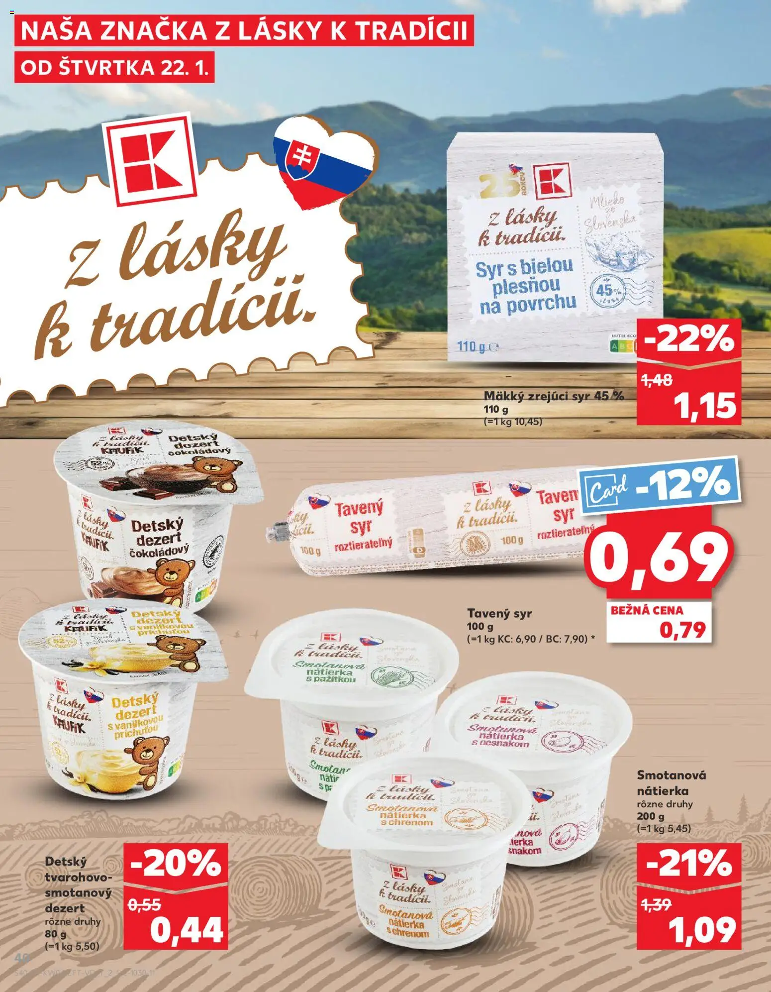 Nové Kaufland akcie – leták je platný od 22.01.2026 | Strana: 40