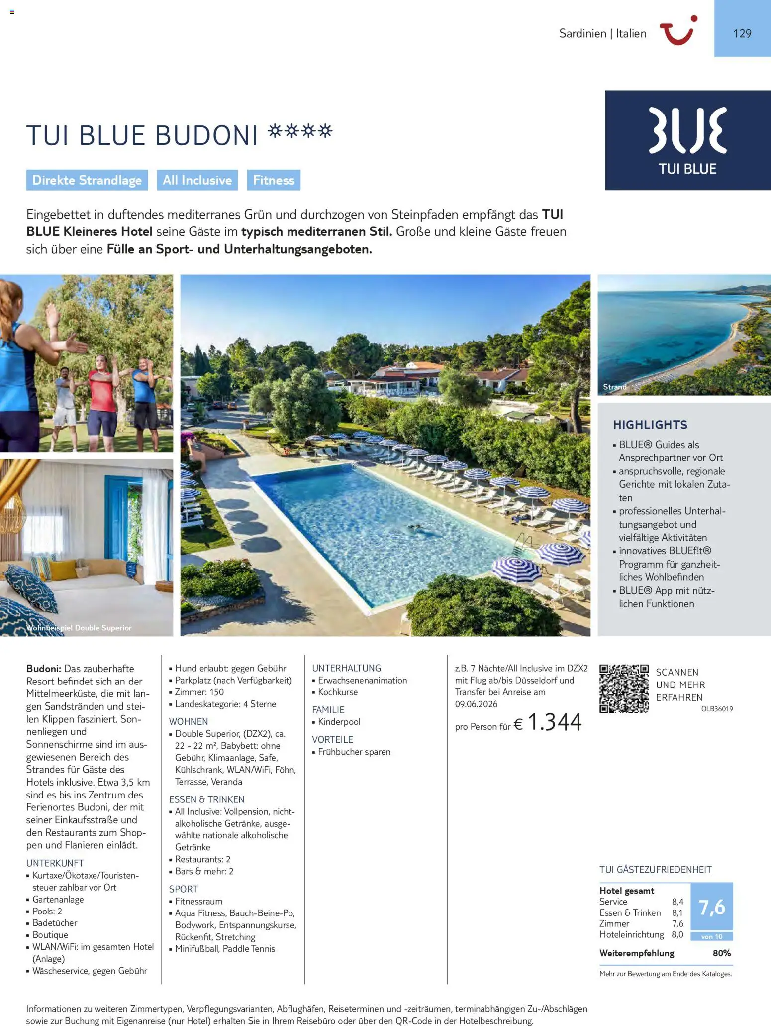 Aida  Südeuropa & Nordafrika 2026/27 – gültig ab 01.01.2026 | Seite: 129 | Produkte: Babybett