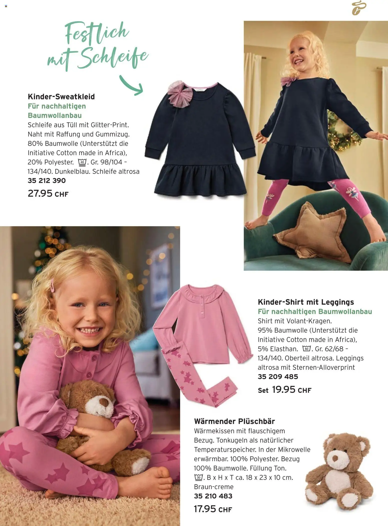 Tchibo Aktionen Festtagslooks Baby – gültig ab 04.11.2025 | Seite: 15 | Produkte: Leggings, Shirt, Mikrowelle