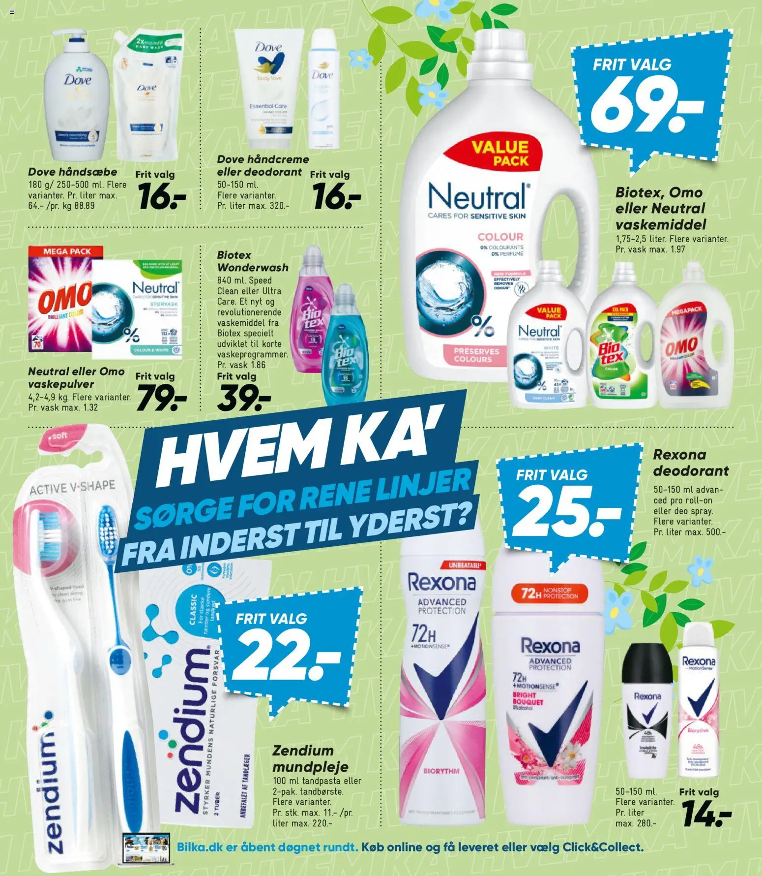 Bilka tilbudsavis – gyldig fra 04.04.2026 | Side: 34 | Produkter: Håndcreme, Deodorant, Tandpasta, Vaskepulver