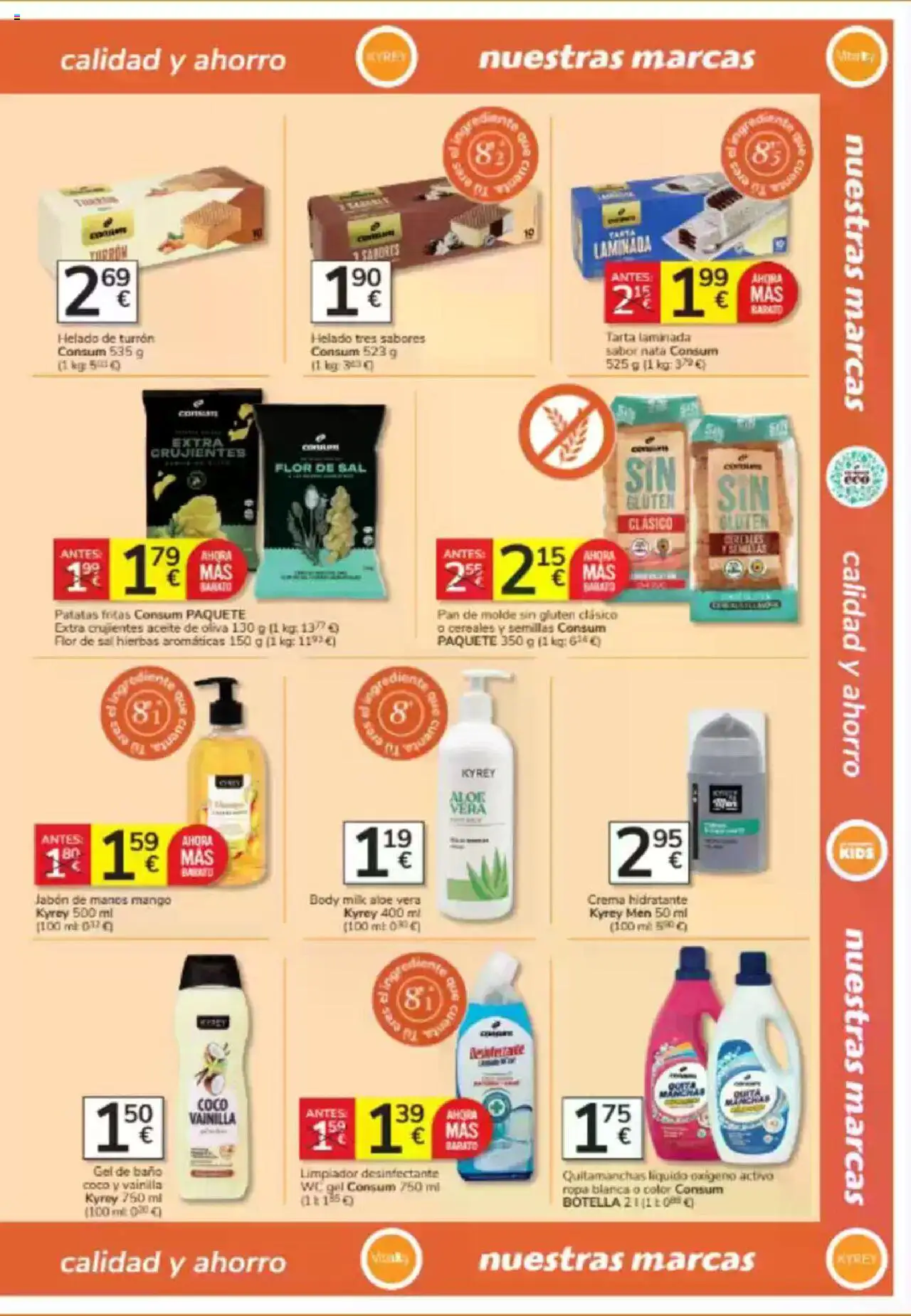 Consum folleto │ válido desde el 29.05.2025 | Página: 15 | Productos: Quitamanchas, Cereales, Crema, Crema hidratante