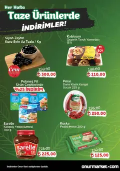 11.12.2025 tarihinden itibaren geçerli olan Onur Market kataloğu önizlemesi | Sayfa: 2