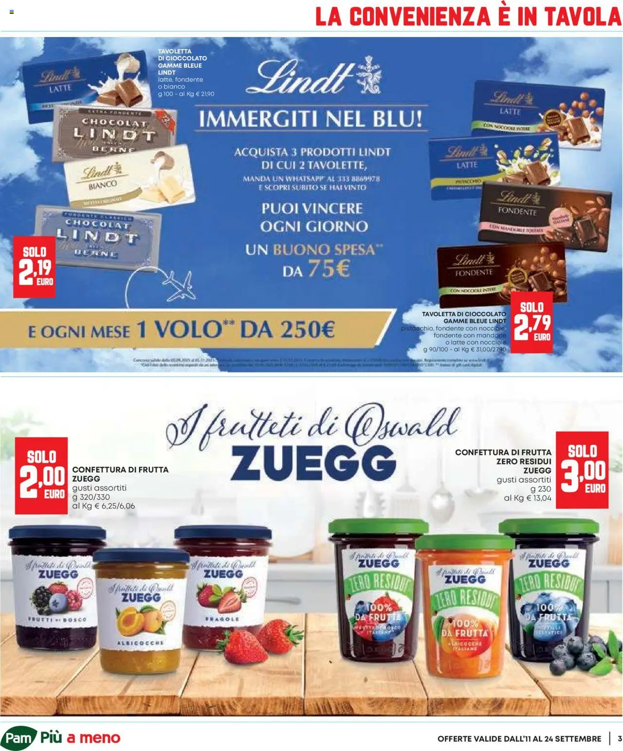 Volantino Panorama del 11.09.2025 | Pagina: 3 | Prodotti: Frutta, Mandorle, Nocciole, Albicocche