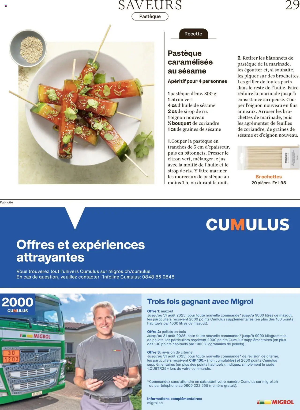 Migros - Magazin FR ab 18.08.2025 | Seite: 29 | Produkte: Griller
