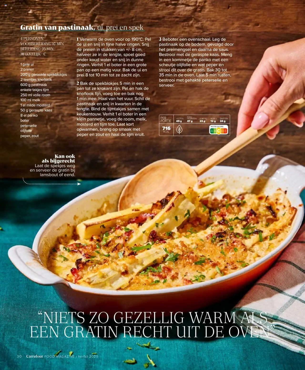 {H1} | Pagina: 30 | Producten: Olijfolie, Kész piskótalap, Kaas, Pan