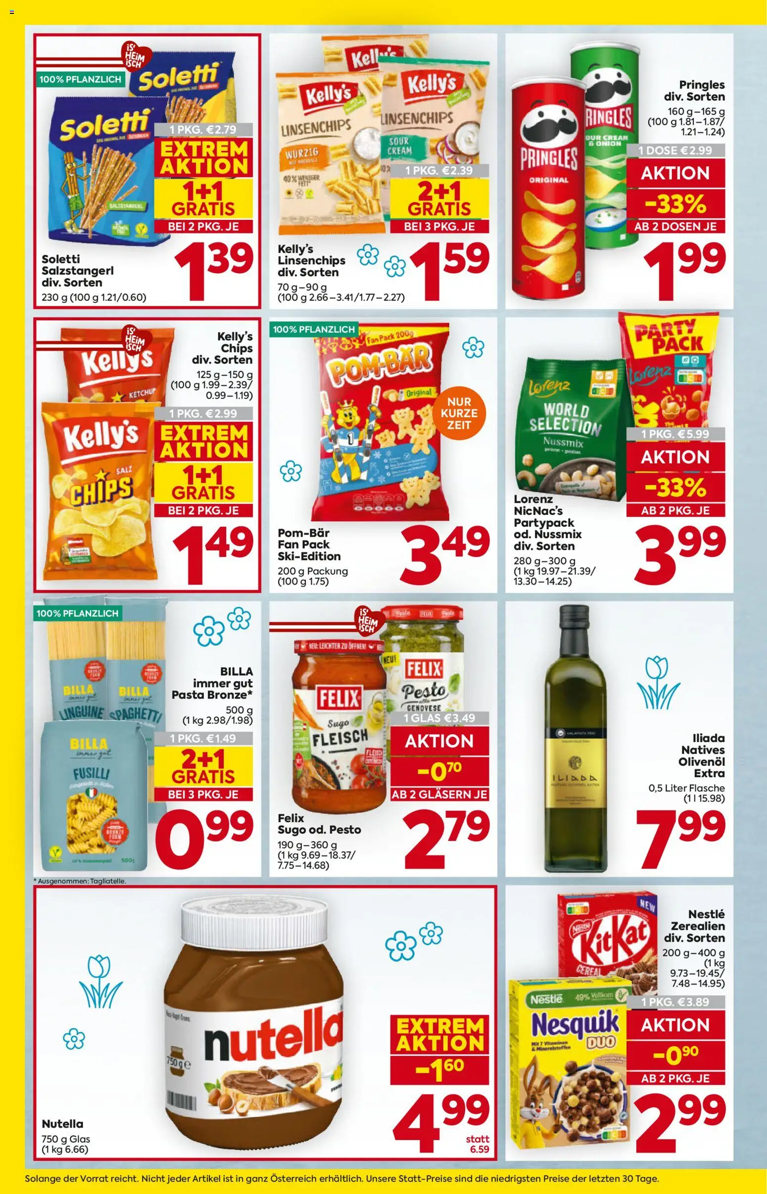 Billa Flugblatt - Niederösterreich gültig ab 19.02.2026 | Seite: 10 | Produkte: Pasta, Chips, Ketchup, Hajdina liszt