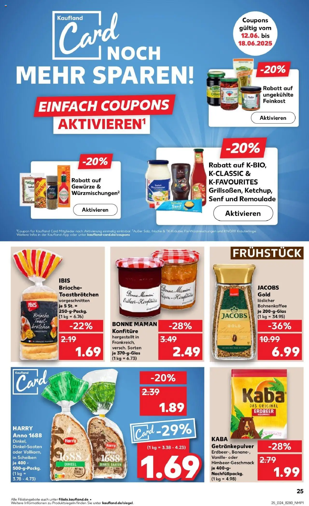 Kaufland prospekt Stadthagen	 - gültig ab dem 16.06.2025 | Seite: 40 | Produkte: Toast, Knorr, Gewürze, Bonne maman