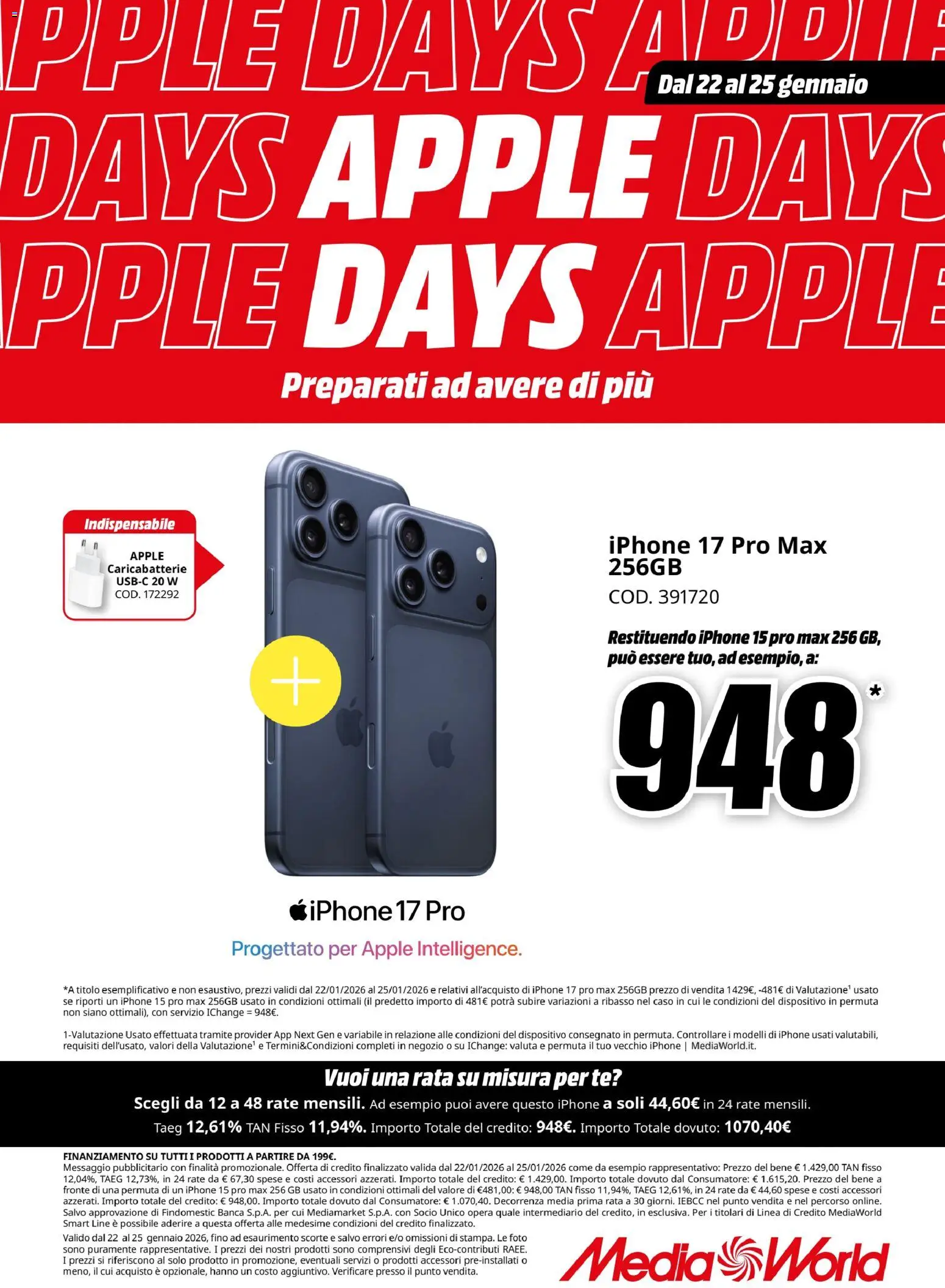Volantino Media World del 22.01.2026 | Pagina: 3