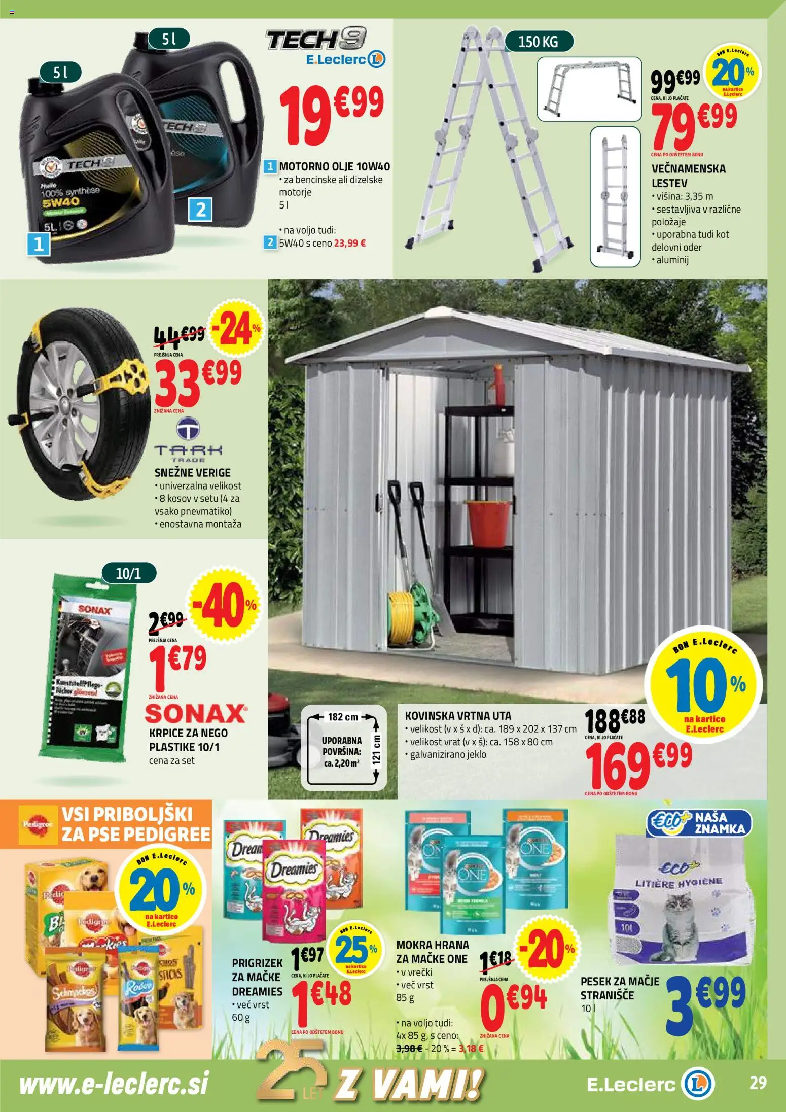 Novi E.leclerc katalog ponudbe – veljaven od 29.10.2025 | Stran: 29 | Izdelki: Stranisce, Priboljški, Olje