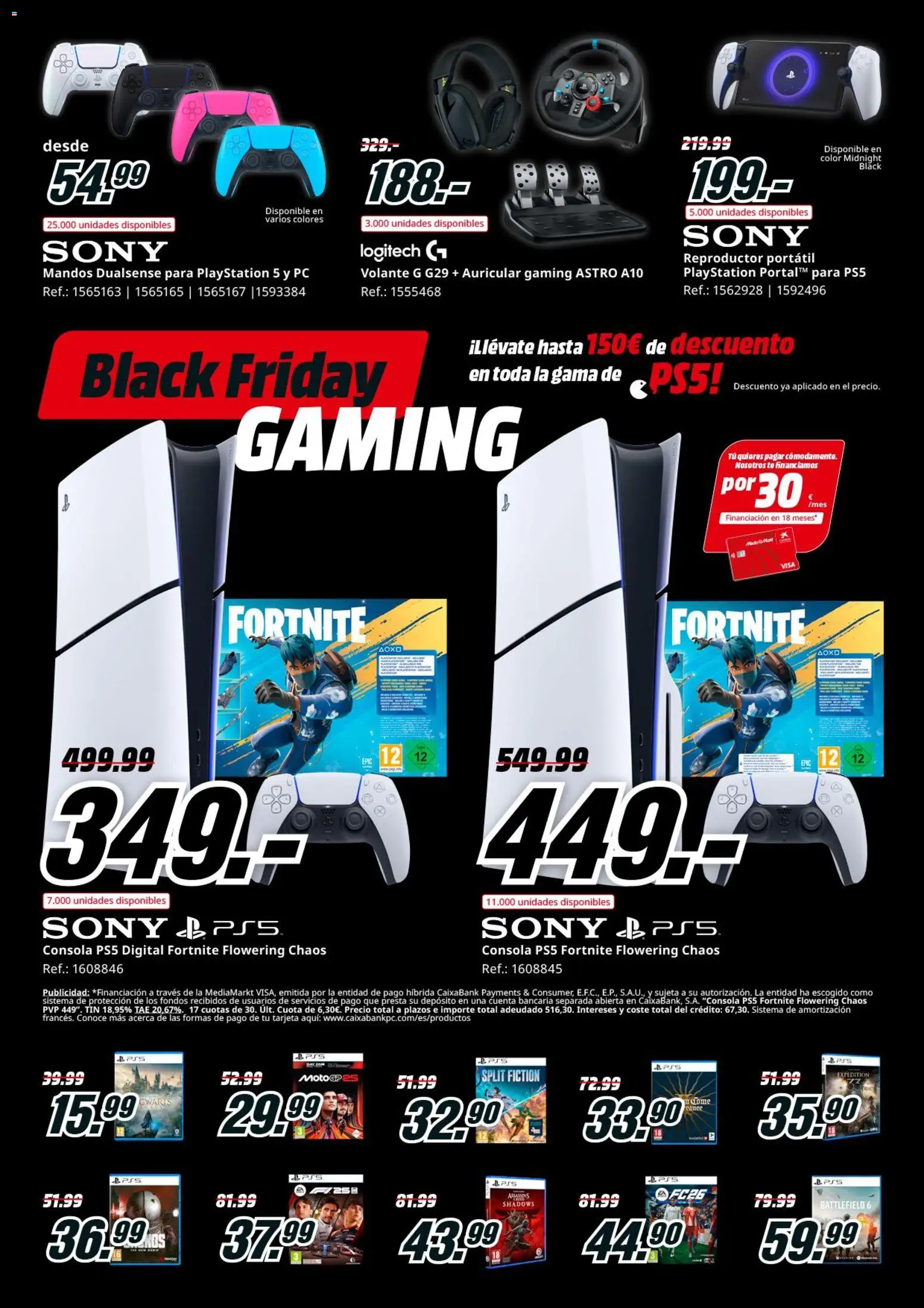Media Markt Black Friday │ válido desde el 21.11.2025 | Página: 10 | Productos: Consola, PC, Playstation
