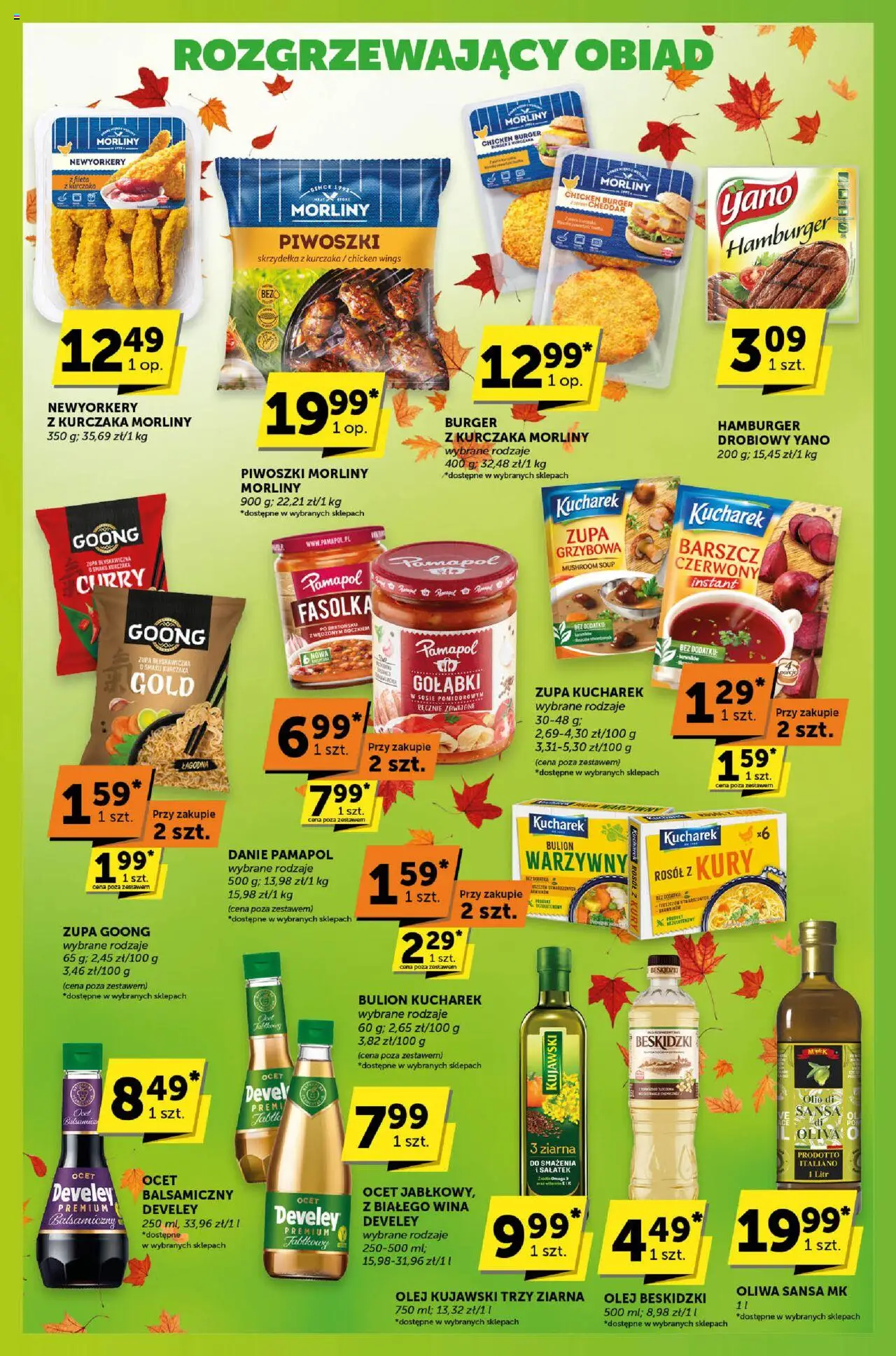 Groszek Gazetka - Sprawdź, co więcej od 18.09.2025 | Strona: 2 | Produkty: Barszcz, Skrzydełka z kurczaka, Ocet, Hamburger
